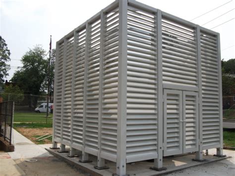 weatherproof enclosure louvers